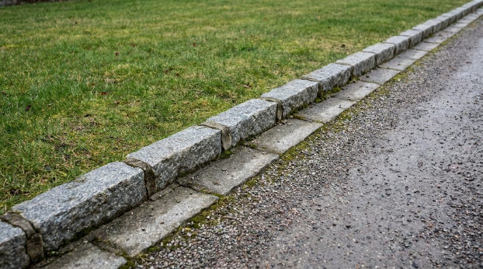 Omläggning av stenyta